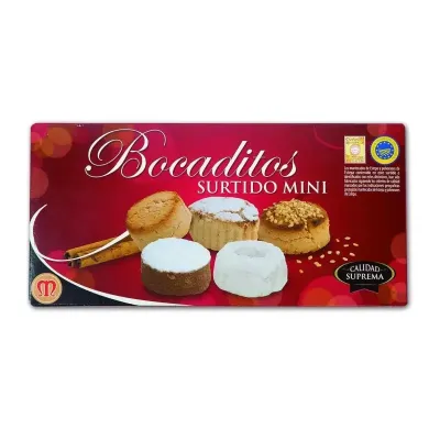 Mini Assortment of Mantecados and Polvorones, D.O.P., 120g | Buy Online UK