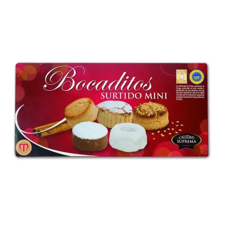 Mini Assortment of Mantecados and Polvorones, D.O.P., 120g | Buy Online UK