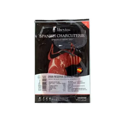 Sliced Serrano Ham, 100g | Buy Online UK