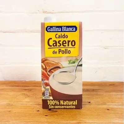 Chicken Stock Broth, 1L, Gallina Blanca Broth Pollo 