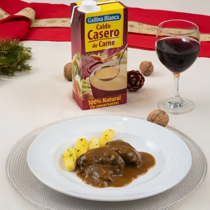 Beef Stock Broth, 1L, Gallina Blanca Broth