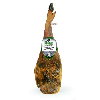 50% Iberico Cebo Shoulder - WHITE LABEL, ±5.5kg (Price per kg)