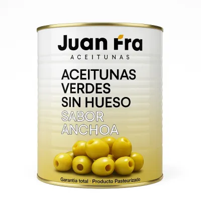Pitted Green Gordal Olives, 60/70, 8.5KG Catering Size Tin