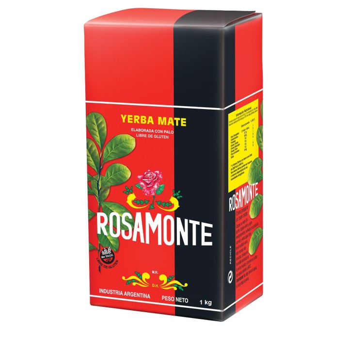 Yerba Mate, Rosamonte, Loose Leaf Tea With Stem, 1kg