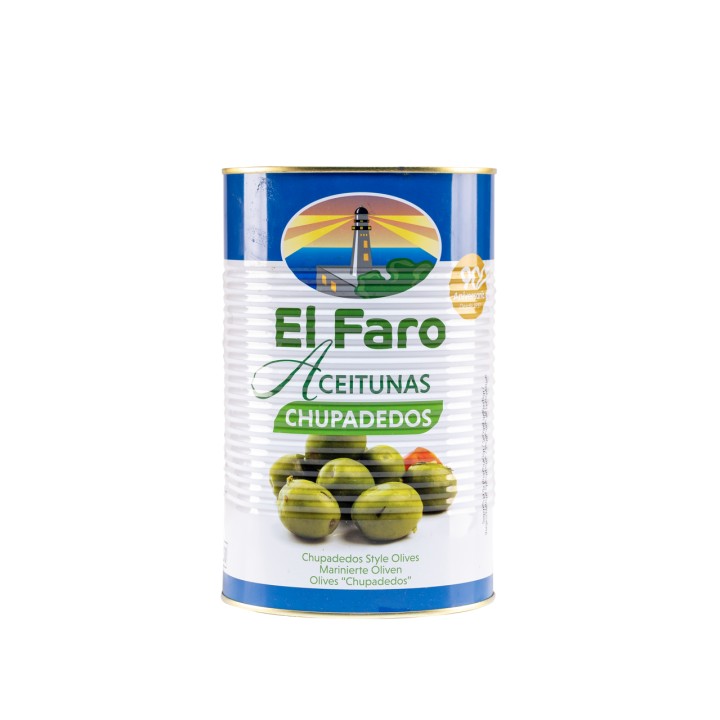 Green Marinated Olives, Chupadedos, 2500g