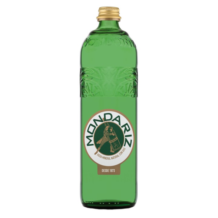 Agua Mondariz Sparkling, Glass Bottle, 750ml