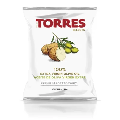 Torres Extra Virgin Olive Oil Crisps, 125g