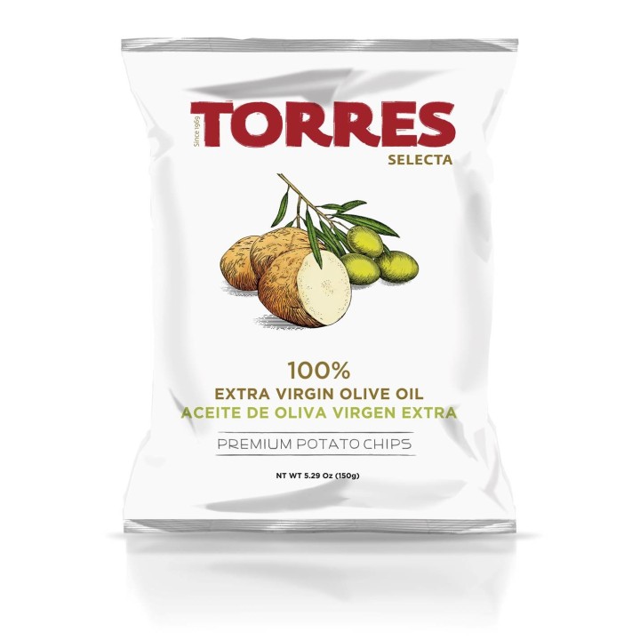 Torres Extra Virgin Olive Oil Crisps, 125g