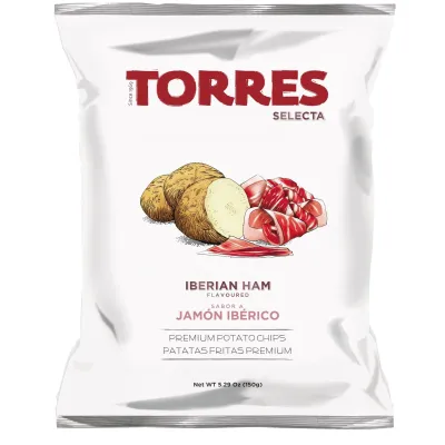Torres Iberian Ham Crisps, 150g