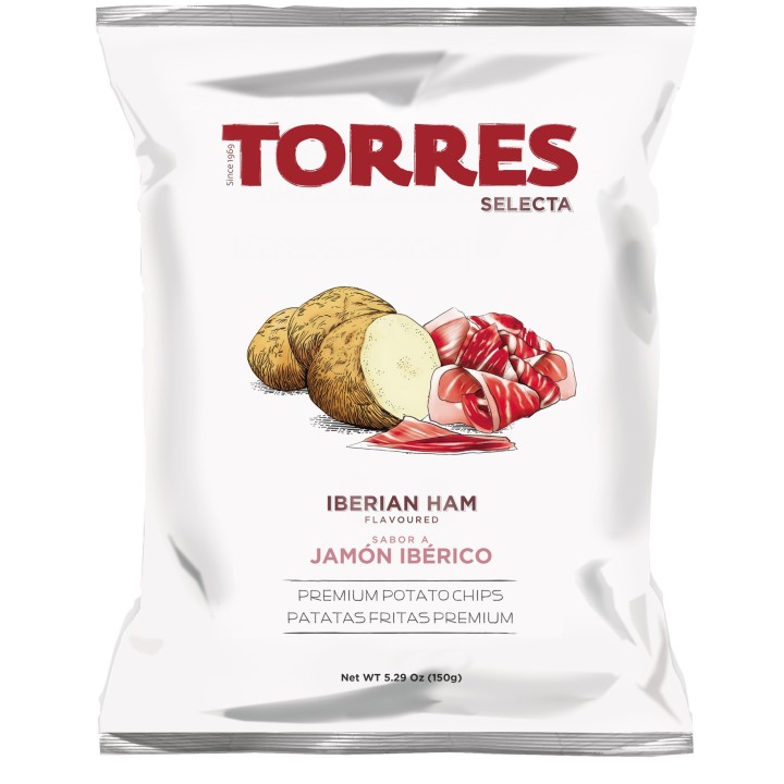 Torres Iberian Ham Crisps, 150g
