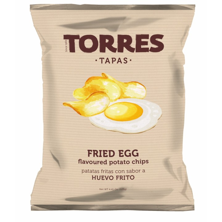 Torres Fried Egg Flavour Crisps, 125g