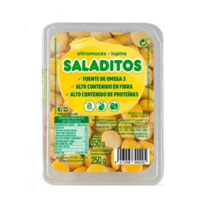 Saladitos Altramuces Spanish Lupin Beans Tray, 250g