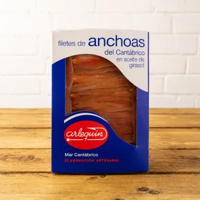 Cantabrian Anchovy Fillets in Sunflower Oil 80g