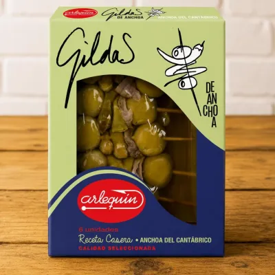 Artisan Cantabrian Anchovy Gildas – 6 Skewers