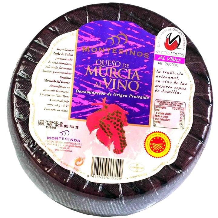 Red Wine Cured Cheese (DOP Murcia al vino) (2.5kg)