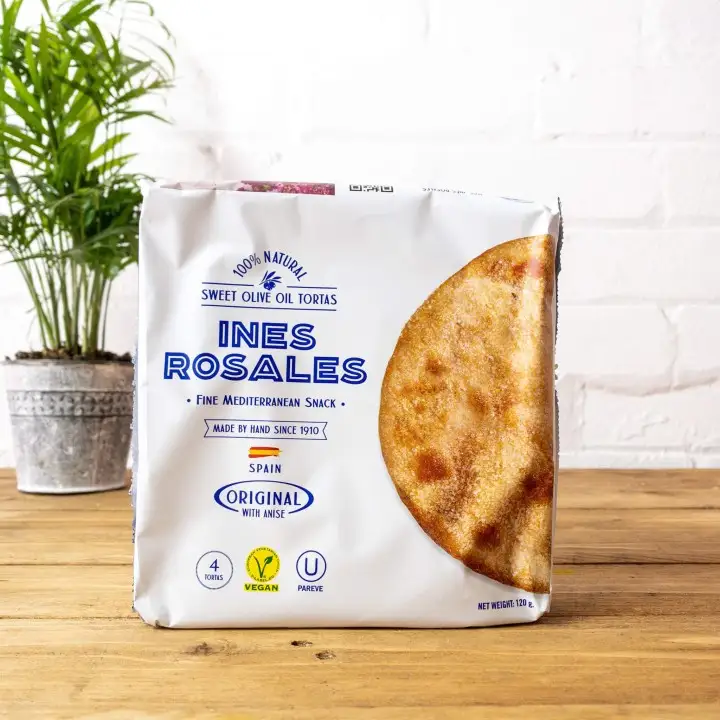 Sweet Original Olive Oil Tortas  (Biscuits) (120g) | Ines Rosales 