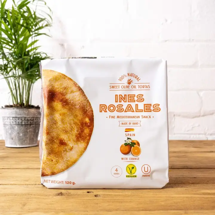 Sweet Olive Oil Seville Orange Tortas (Biscuits) (120g) | Ines Rosales 