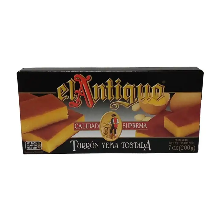 Almond and Toasted Egg Yolk Turron (200g) - Turron de Yema Pico