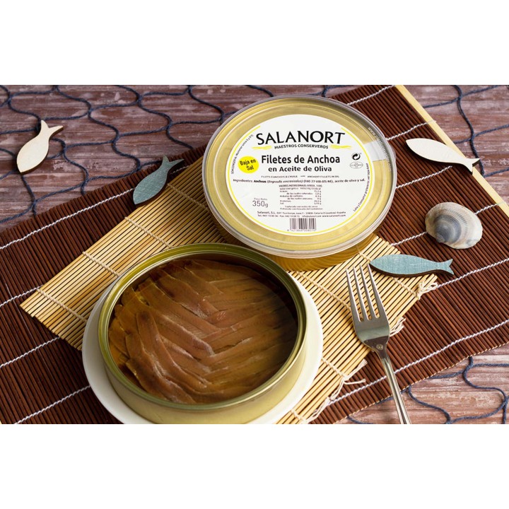 Anchovies Fillets in olive oil & sunflower oil (500g)