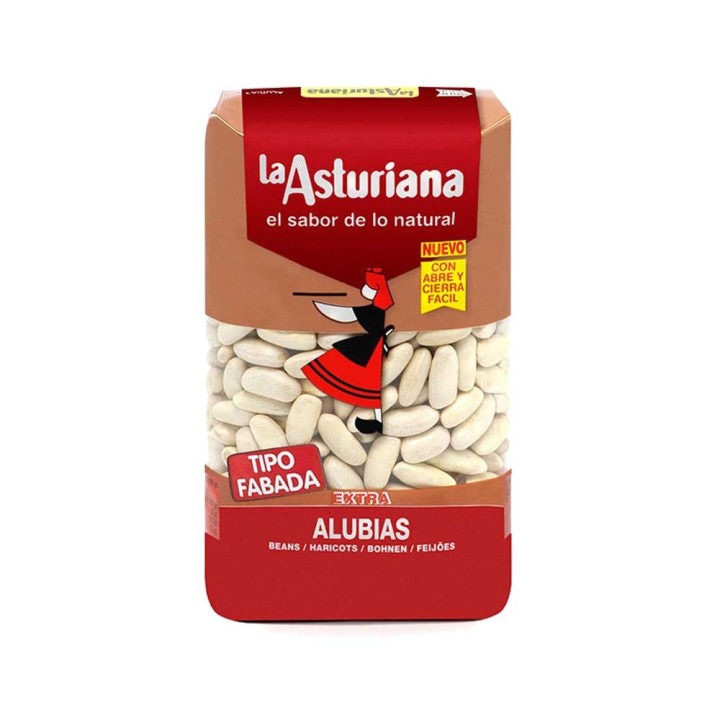 Dry White Beans "Alubias", La Asturiana (500g)