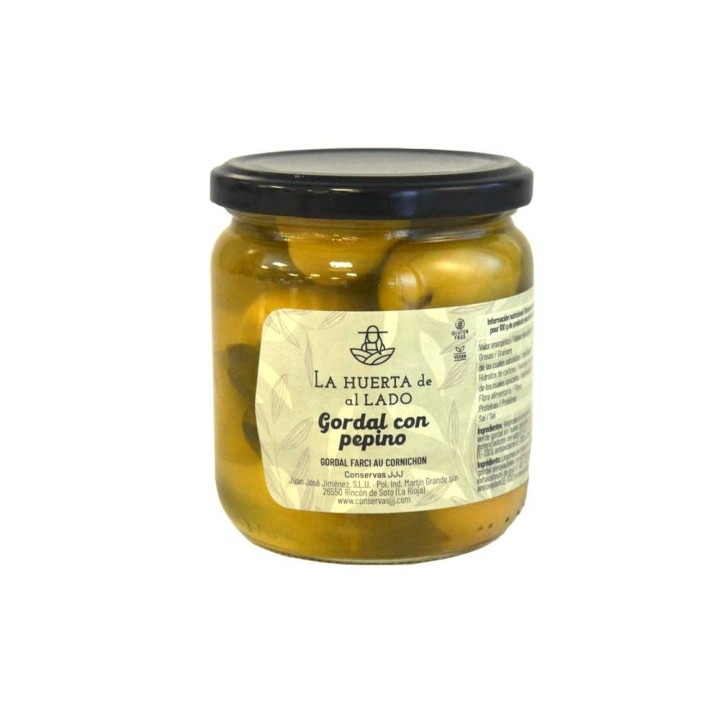 Olives With Pickles, Gordal (370ml) Jar