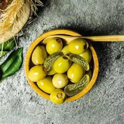 Olives With Pickles, Gordal (370ml) Jar