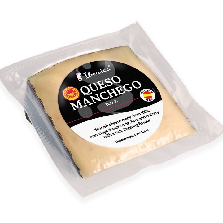 Manchego Semi curated Cheese 250g Wedge 