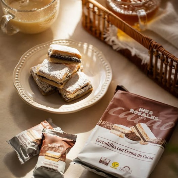 Cortadillos de Crema con cacao | Ines Rosales (Biscuits) (144g)