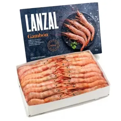 Whole Raw Shrimps with Head & Shell On 10-20, FROZEN, 2Kg | Buy Online UK
