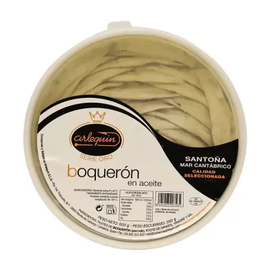 Cantabrian Fresh Boquerones, White Anchovies in Sunflower Oil – 700g Tub | Buy Online UK