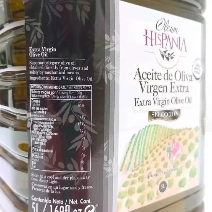 Picual Extra Virgin Olive Oil Sierra de Cazorla, 5000ml - Gourmet At Home | Buy Online UK